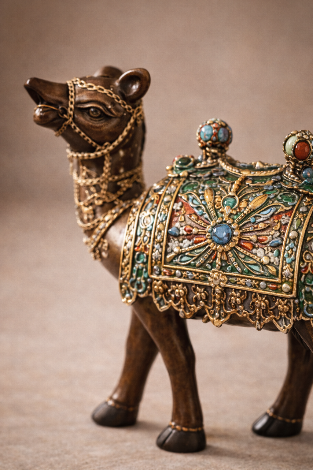 Handcrafted Royal Camel Decor Set (Set of 2) – Traditional Indian Luxury Showpiece